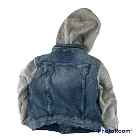 Hooded Denim Jacket - Picture 2 of 2
